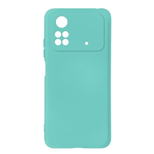 Beskyttelsescover - Xiaomi - Poco M4 Pro 4G - Semihård - Soft-touch - Turkis Turkos