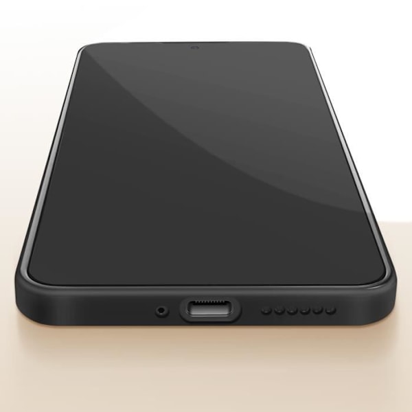 Coque til Xiaomi Redmi Note 14 4G Stødabsorberende Mat Finish Designet til Xiaomi Sort Svart