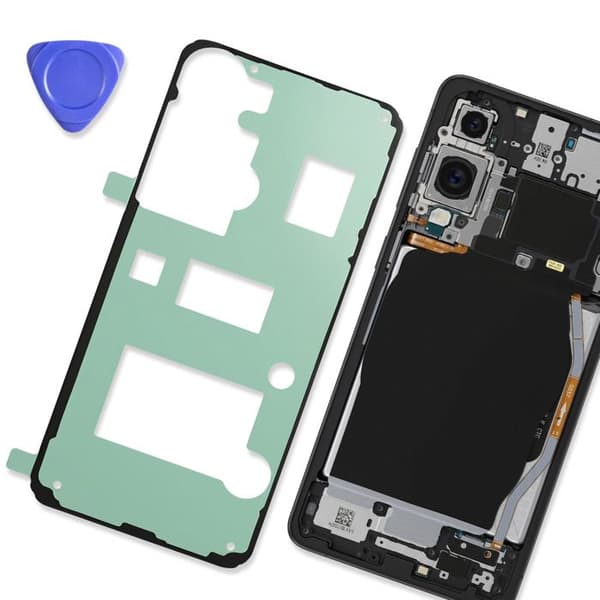 Bageste glas klæbemiddel til Galaxy S25 Edge, kompatibel til udskiftning, grøn Grön
