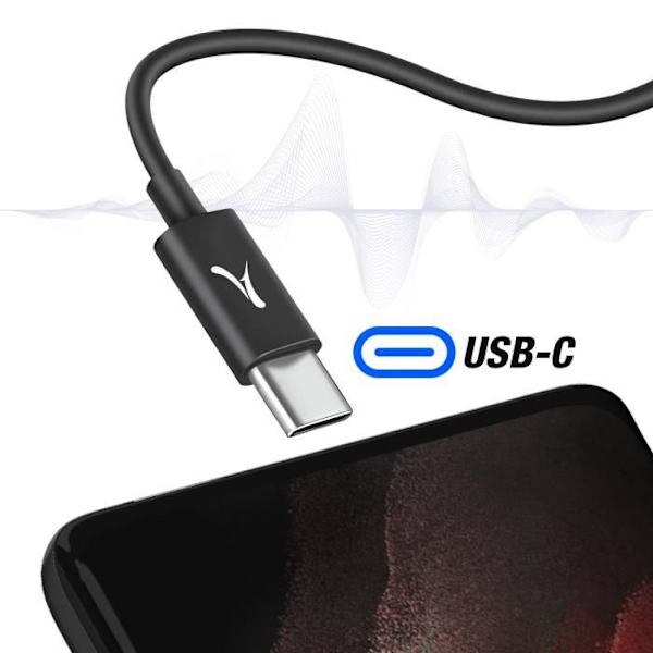 Langalliset Kuulokkeet - AKASHI - USB-C - Melunvaimennus - Mikrofoni Kaukosäätimellä - Musta Svart