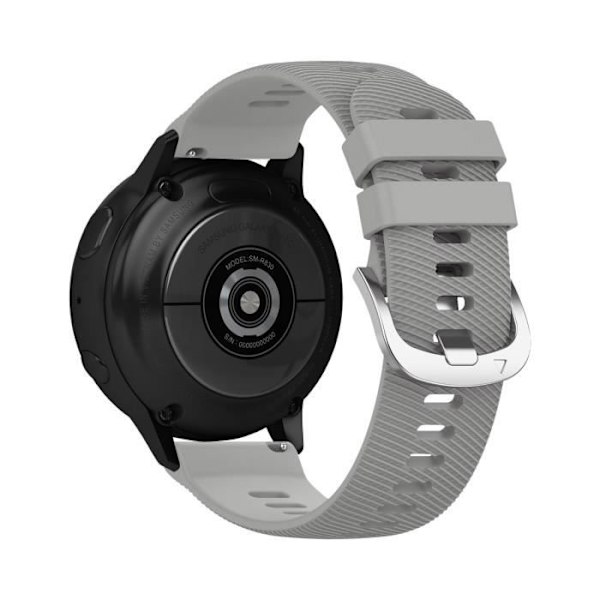 Rem til Samsung Galaxy Watch Active 2 40mm tekstureret silikonegrå