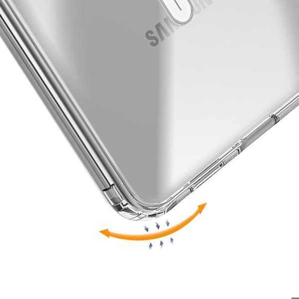 Coque MagSafe - Samsung Galaxy S25 Edge - Polykarbonaatti - Silikoni Geeli - Läpinäkyvä Vit