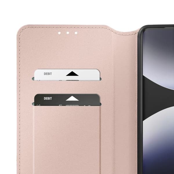 Flip Cover til Redmi Note 14 Pro / 14 Pro Plus Magnetisk Stand Funktion Classic Edition Guld Gul