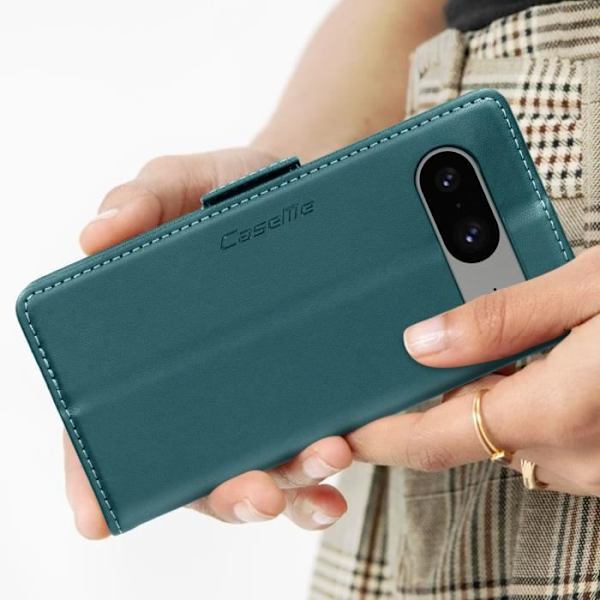 Plånboksfodral - CaseMe - Google Pixel 8 - Anti-RFID - Flexibel - Grön Grön