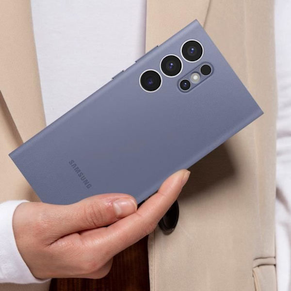 Samsung S24 Ultra Flip Case Smart View Kosketusikkuna Samsung Tumma Purppura Lila