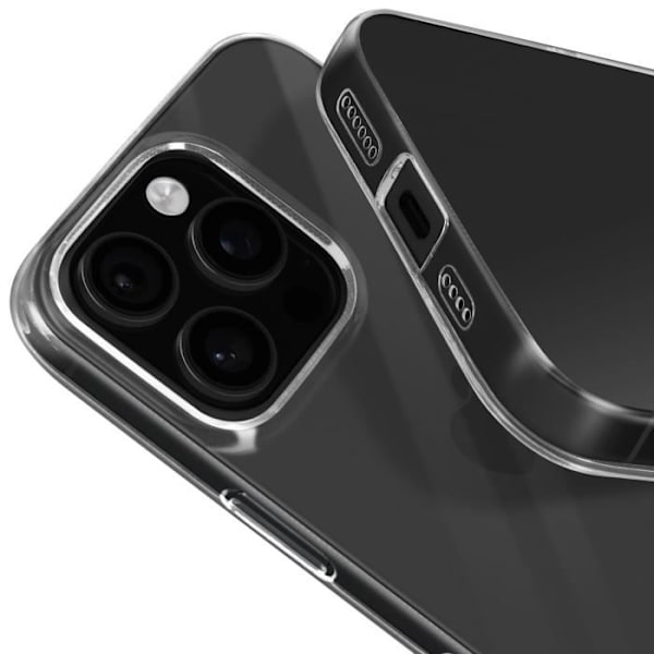 Beskyttelsespakke til iPhone 16 Pro Max blødt etui og hærdet glas Mayaxess Transparent Transparent