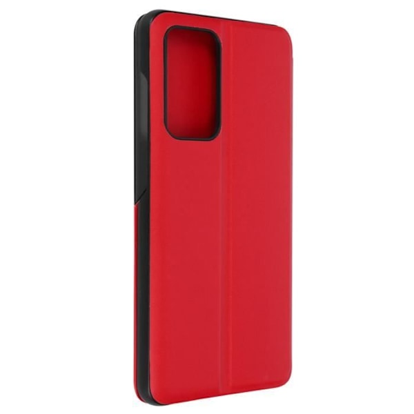 Selkeä näkymä Samsung Galaxy A53 5G kotelo Display Time Stand Video Red Röd