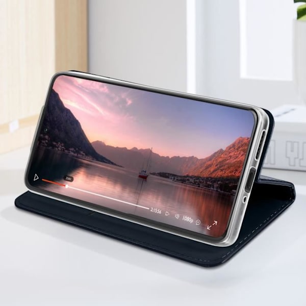 Smartphone-etui - AVIZAR - Xiaomi 14 Ultra - Magnetisk Lukning - Kortholder - Mørkeblå Blå