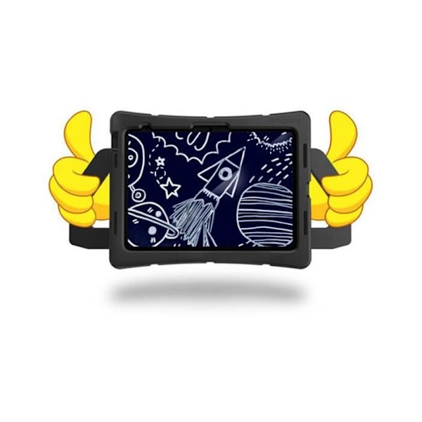 Kotelo iPad 10,9 tuumaa 2022 Iskunvaimentava malli Duxling EDU stm goods Musta Svart