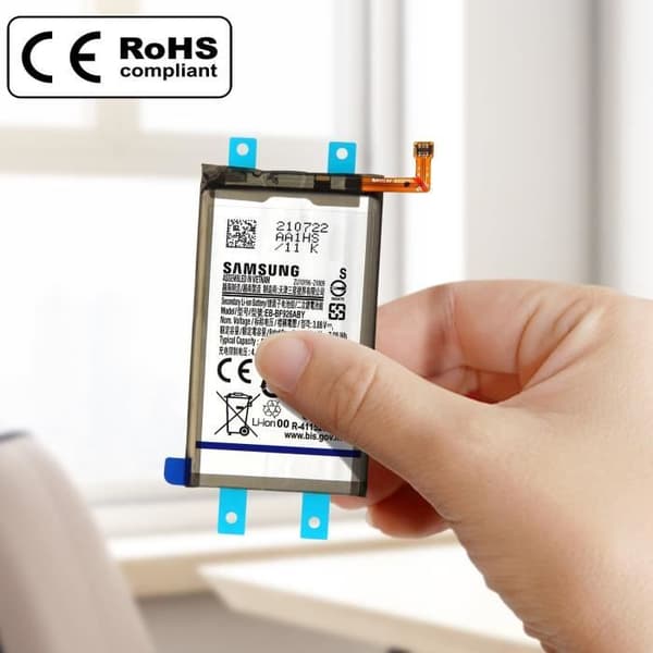 Batteri - SAMSUNG - Galaxy Z Fold 3 - 2120 mAh - Lithium Ion - Intern - Sort Svart