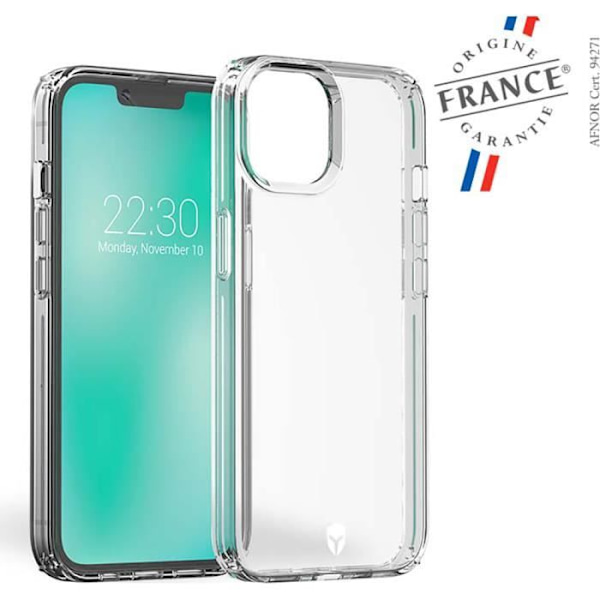 Förstärkt fodral Apple iPhone 14 FEEL Livstidsgaranti Transparent Force Fodral