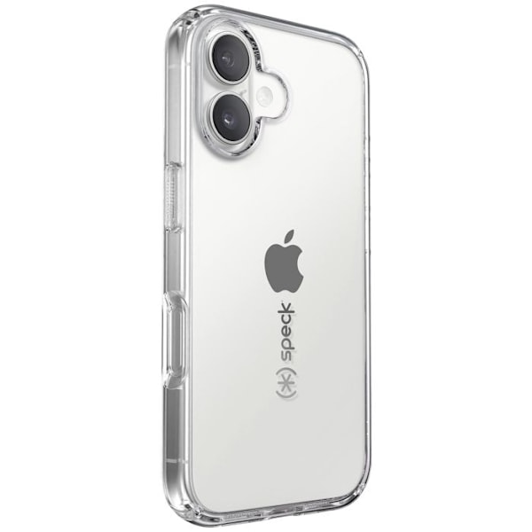 iPhone 16 Plus Kansi Kaksoiskerroksinen Putoamissuoja 2.4m GemShell Speck Läpinäkyvä Vit