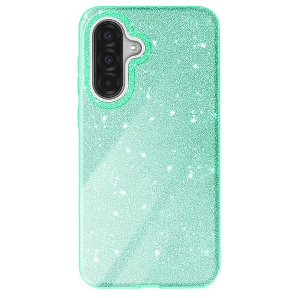 Glittrande skyddsfodral för Samsung Galaxy A36 Stötsäkert Grönt Grön