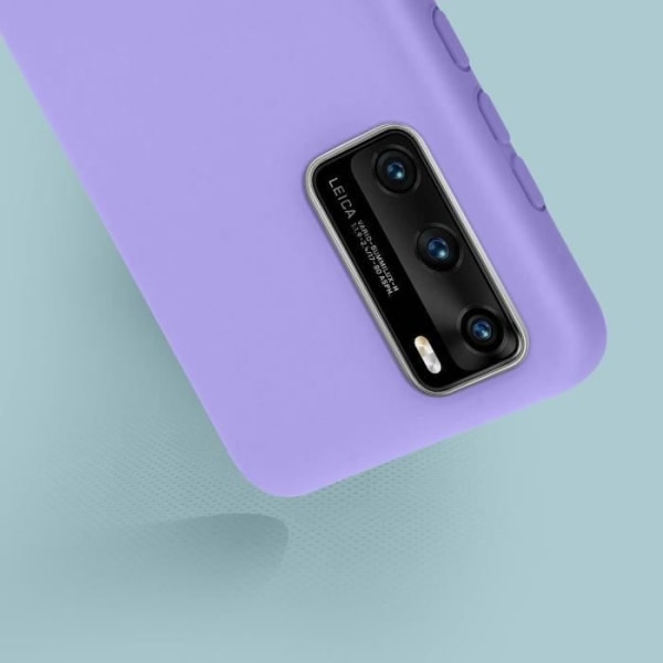 Huawei P40 -kotelo, silikoni, puolijäykkä, pehmeä kosketusviimeistely, violetti