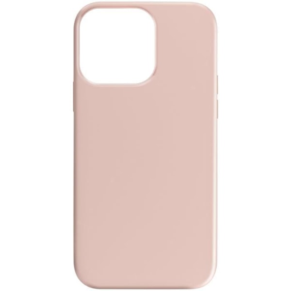 AVIZAR Skyddsfodral för iPhone 15 Pro Max - Halvstyv Soft-touch - Puderrosa - Tunt och lätt Puderrosa