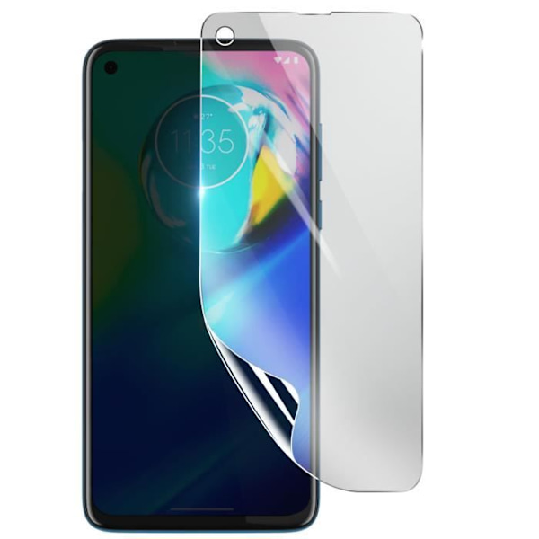 Näytönsuoja - 3MK - Motorola Moto G8 Power - Iskunkestävä Hydrogeeli - Läpinäkyvä - Naarmuuntumaton Transparent