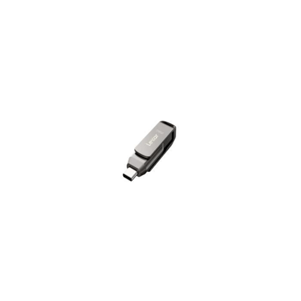 USB-avain - LEXAR - JumpDrive D400 - 256 Gt - USB 3.1 - Valkoinen - Windows, Mac OS, Linux