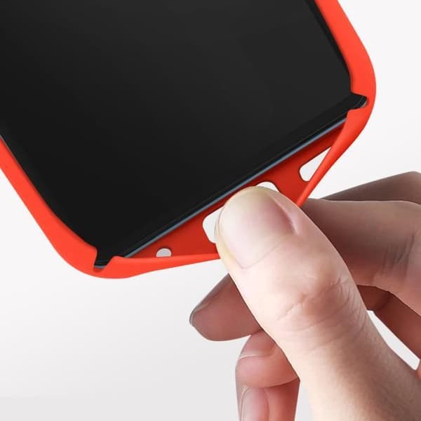 Coque - Xiaomi - Redmi Note 12 4G - Semi-rigid silikon - Stötsäker skydd - Röd Röd