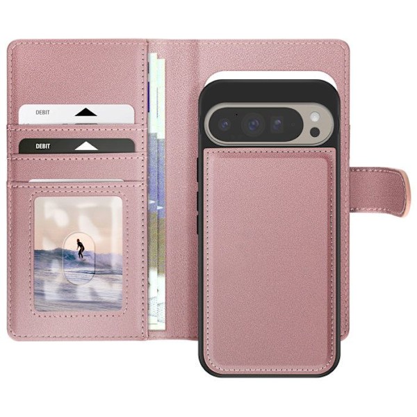 Étui för Google Pixel 9 Pro XL Avtagbart Skal Mayaxess Roséchampagne Rosa