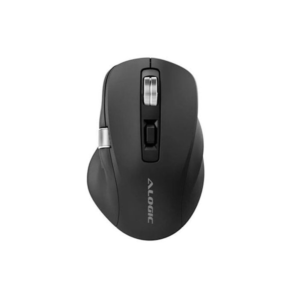 Apex Ergonomisk Trådløs Gaming Mus 7 Programmerbare Knapper A-Logic Sort Svart