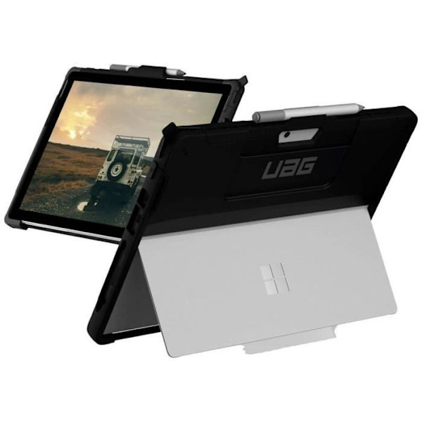Etui - Urban Armor Gear - Scout - Microsoft Surface Pro 9 - Militærbeskyttelse - Sort svart