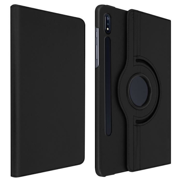 Etui - Samsung - Galaxy Tab S7 11.0 - Rotérbar 360° - Sort - Fuld beskyttelse Svart
