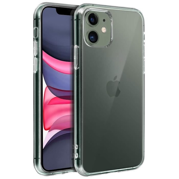 iPhone 11-fodral - MOCCA - Hård - Stötsäker - Transparent - Unik design Transparent