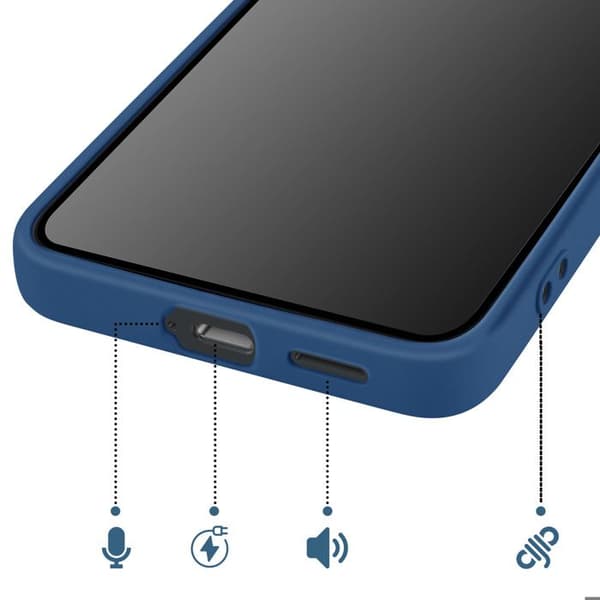 Silicone Cover til Galaxy S26 i Blød Touch Blå Blå
