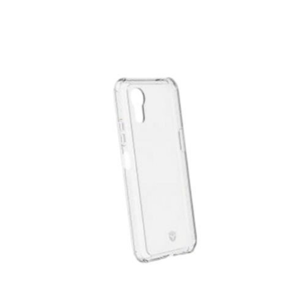 Kotelo Galaxy X Cover 7 -vahvistetulle Tryax System 3D -sisäosille ja läpinäkyvälle ilmatyynylle Transparent