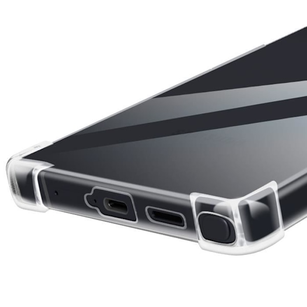 Stötsäker Skal för Samsung Galaxy S25 Ultra med Förstärkta Hörnor Mayaxess Transparent Transparent