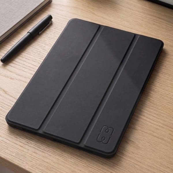 iPad Pro 11 tommer 2018 Soft Touch Cover med Støttefunktion MW Sort Svart