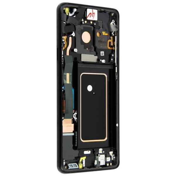 LCD-skærm - SAMSUNG - Galaxy S9 Plus - Komplet Touch-enhed - Original - Sort svart