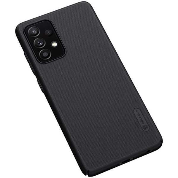 Kotelo - NILLKIN - Super Frosted Shield - Samsung Galaxy A52(s) - Musta - Liukumaton - Jäykkä Svart