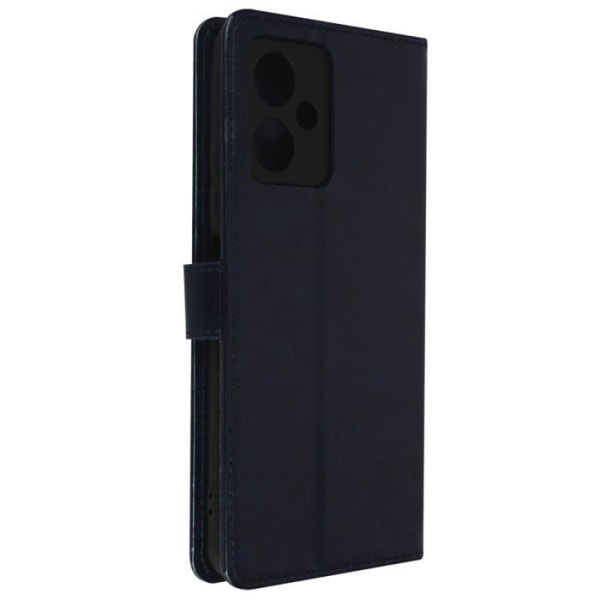 Kotelo Xiaomi Redmi Note 12 5G Flip Wallet -tukivideolle Midnight Blue