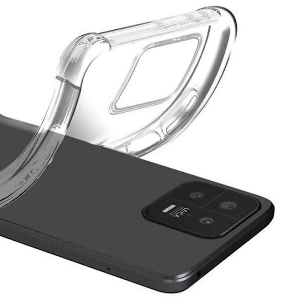 AVIZAR hårt fodral för Xiaomi 13 - Vit - Förstärkta hörn - 9H härdat glas Vit