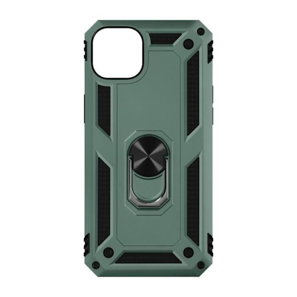 iPhone 15 suojakuori - AVIZAR - ArmoRing - Iskunkestävä - Magneettisormus - Vihreä Grön