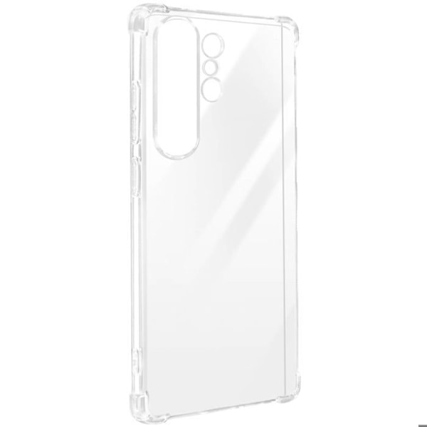 Samsung Galaxy S25 Ultra - Silikoonisuojakuori, Iskujaanti, Vahvistetut Kulmat, Akashi Kirkas Vit