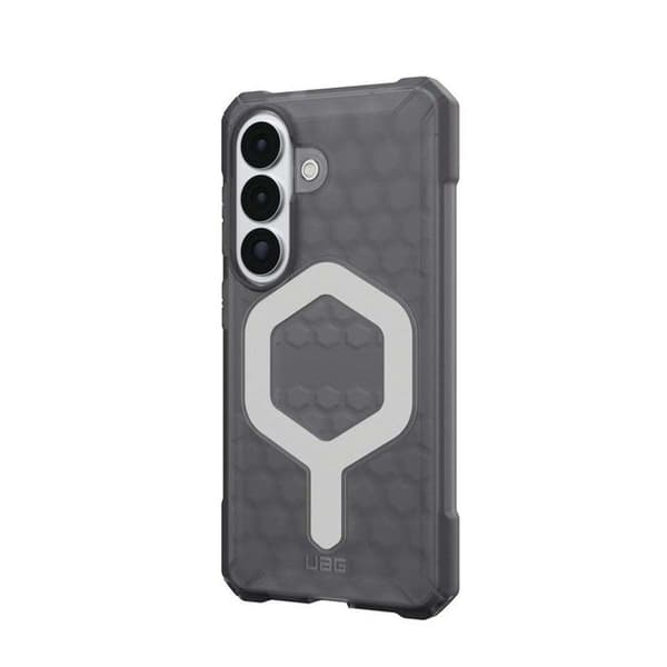 Skydd för Galaxy S26 MagSafe Hexagonmönster Essential Armor UAG Grå Grå