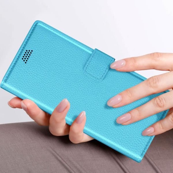 Kotelo Xiaomi Redmi 13C:lle - AVIZAR - Essential - Lompakon videotuki - Sininen Blå