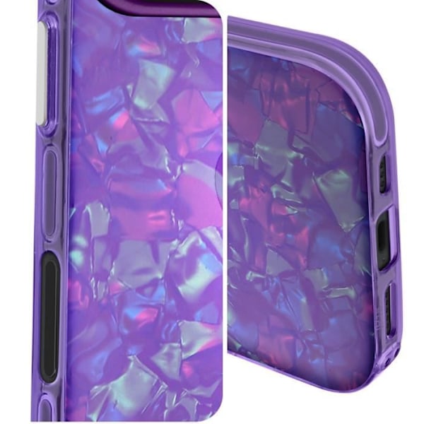 Suojakuori iPhone 16 Pro Maxille - AVIZAR - Tutti Frutti Violet - Iskunkestävä Pehmeä - Korotetut reunat Lila