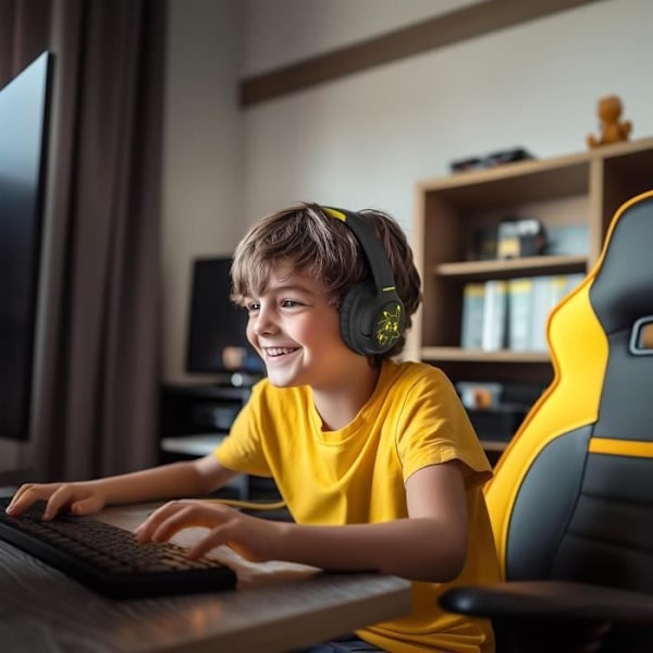 Trådlösa hörlurar - OTL TECHNOLOGIES - Pikachu - Fällbara - Bluetooth V5.3 - LED Pikachu