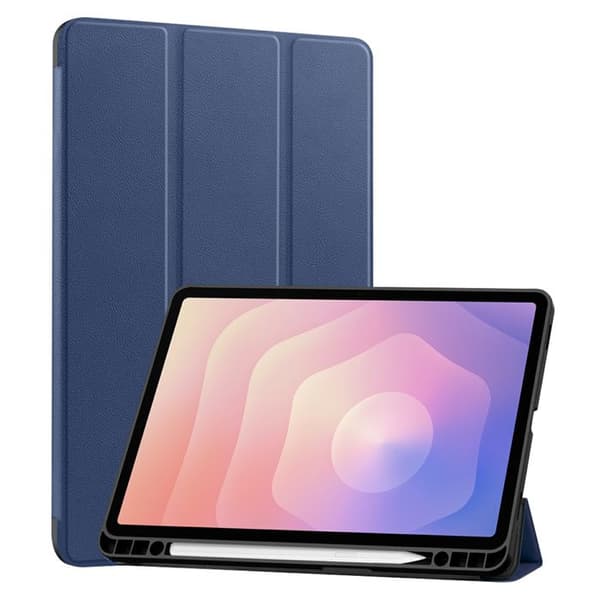 Fodral för Galaxy Tab S11 med Trifold Stöd Blå Blå