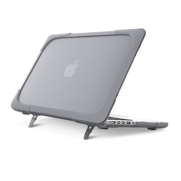 Skyddsskal - AVIZAR - Macbook Pro 16 2019 - Hårt polykarbonat - Silikon - Grå Grå