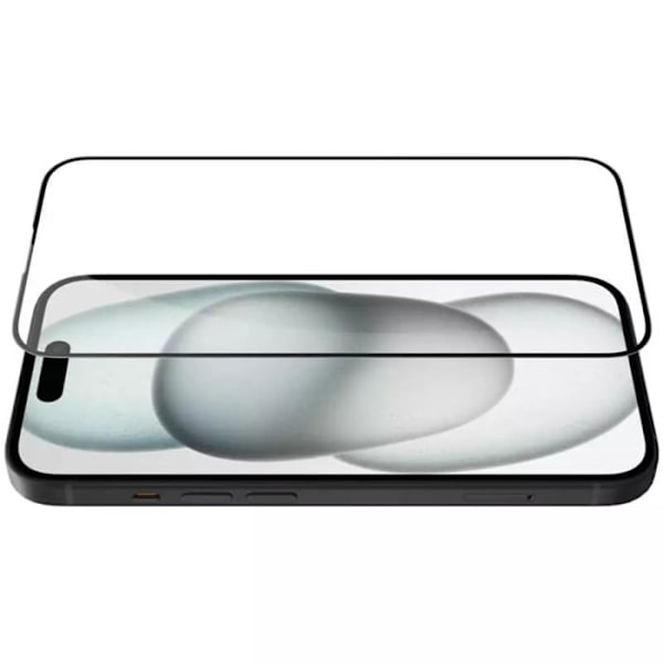 Härdat glas till iPhone 15 CP - Nillkin - Svart Svart