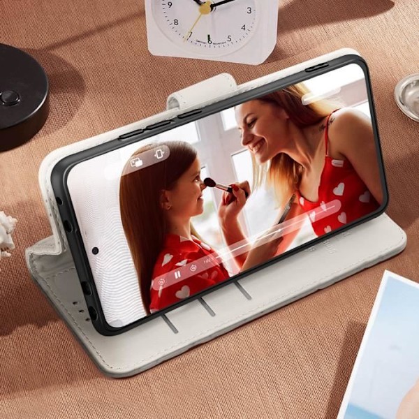 Kuori Redmi Note 14 4G Lompakko Timanttikuvio Valkoinen Vit
