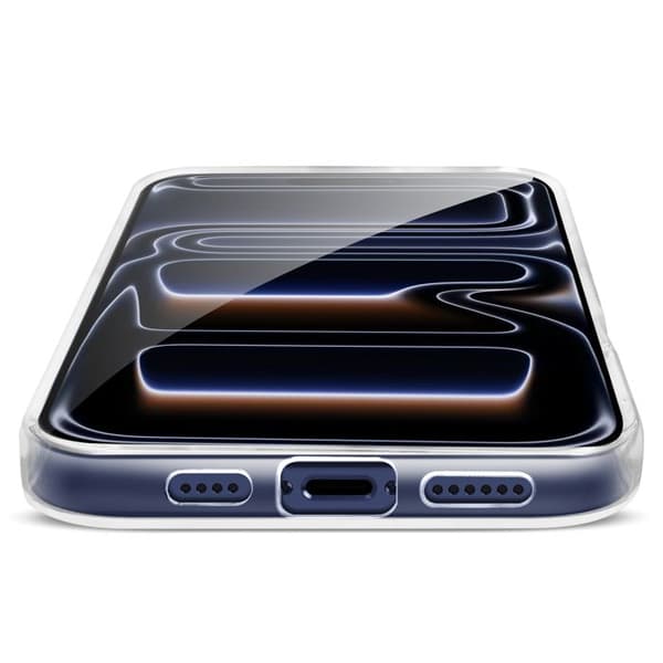 Ultra Tynde Coque til iPhone 17 Pro Max i Transparent Blødt Silikone Vit