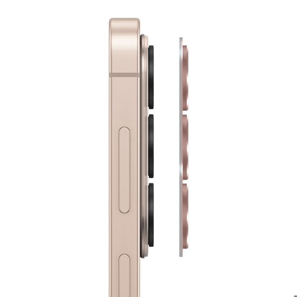 Skyddskamera för Galaxy S26 Plus i repfritt härdat glas rosa Ros