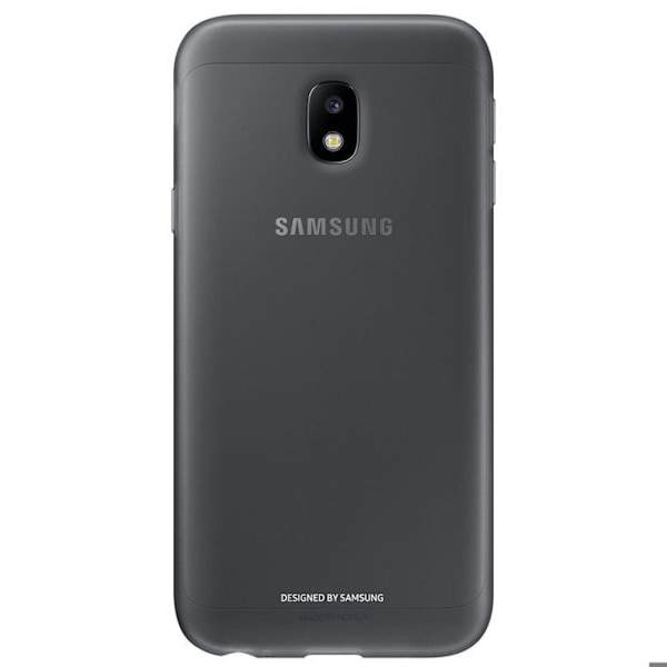 Pehmeä kotelo - Samsung - Galaxy J3 2017 - Musta - Silikoni - Suoja iskuilta ja naarmuilta Svart