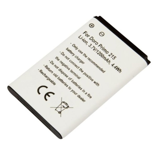 Ersättningsbatteri för Doro Primo 215 Li-ion 3.7V 1200mAh 4.4Wh