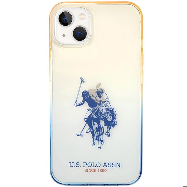 Coque för iPhone 14 Plus U.S Polo, Bi-material, Blå